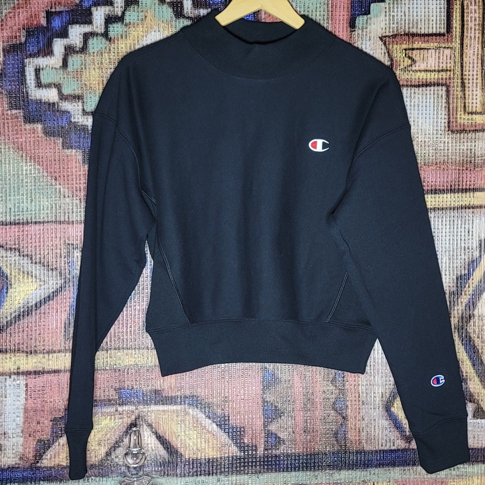 CHAMPION REVERSE WEAVE Crop Crewneck
